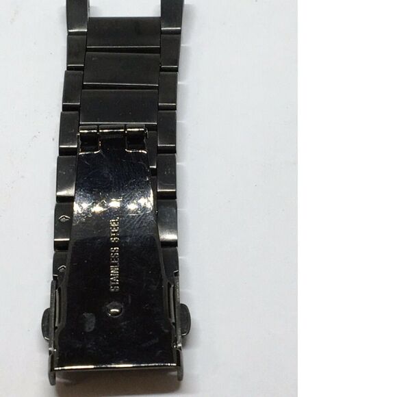 Authentic Michael Kors Band Partial Links Clasp Use For Parts 20mm V607 - Picture 7 of 9